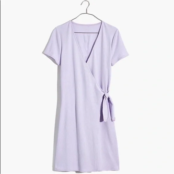 texture & thread short sleeve side tie dress Texture & Thread Short-Sleeve Side-Tie Dress